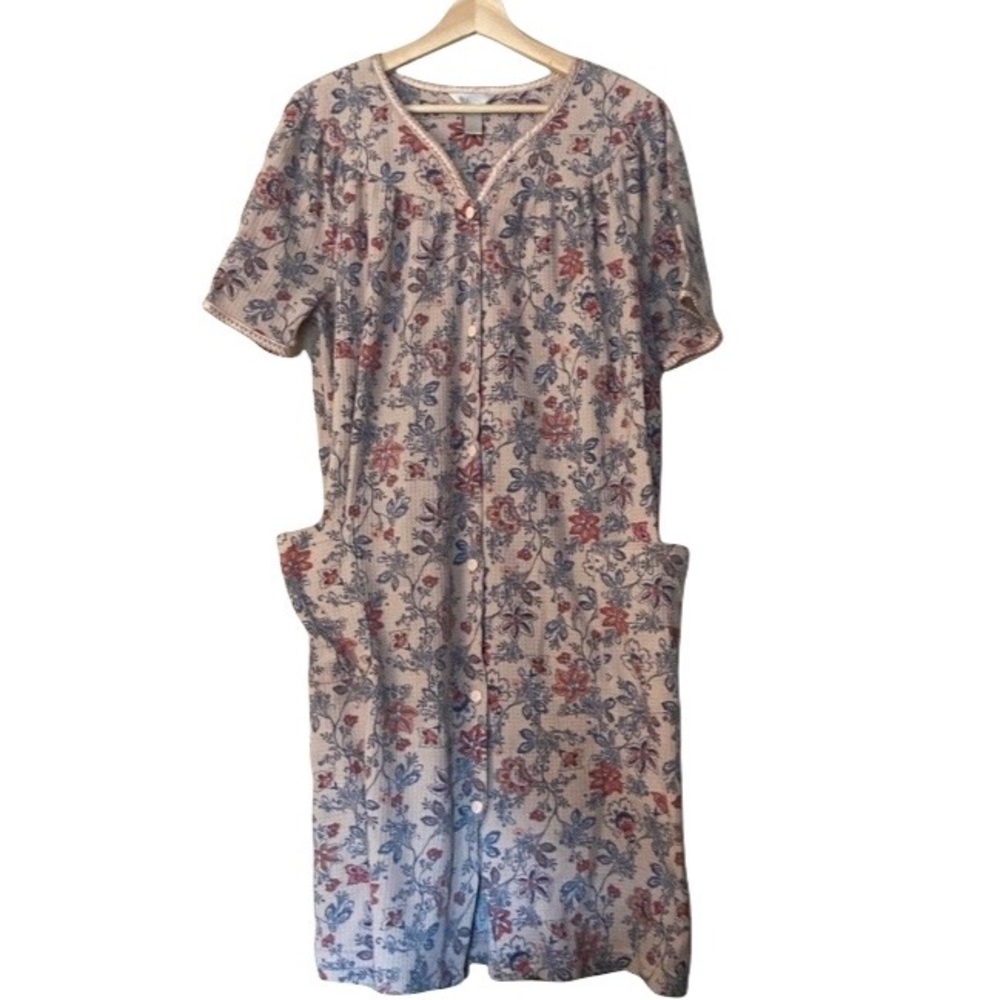 BOGO Floral button up night gown